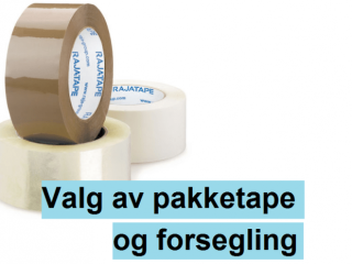 Valg av pakketape