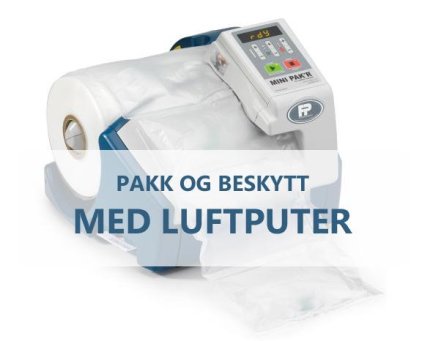 Pakk og beskytt med luftputer