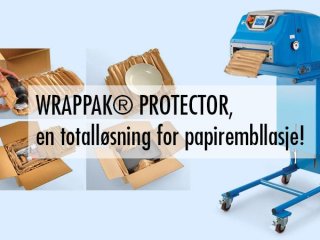 WrapPak ® Protector, en totalløsning for papiremballasje.