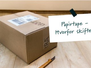 Hvorfor bør du skifte til pakketape av papir?