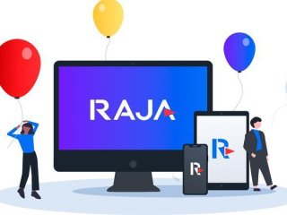 RAJA Next webdesign